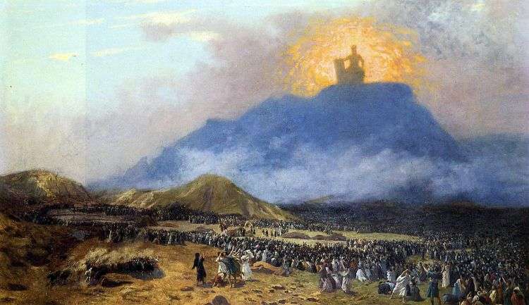 Моисей на горе Синай   Жан Леон Жероме