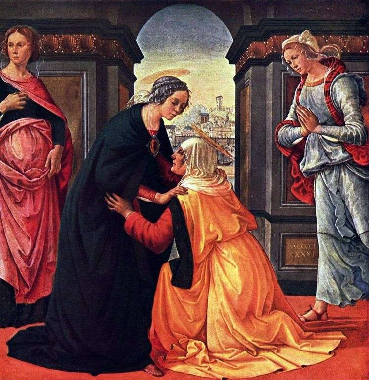 Встреча Марии и Елисаветы   Доменико Гирландайо