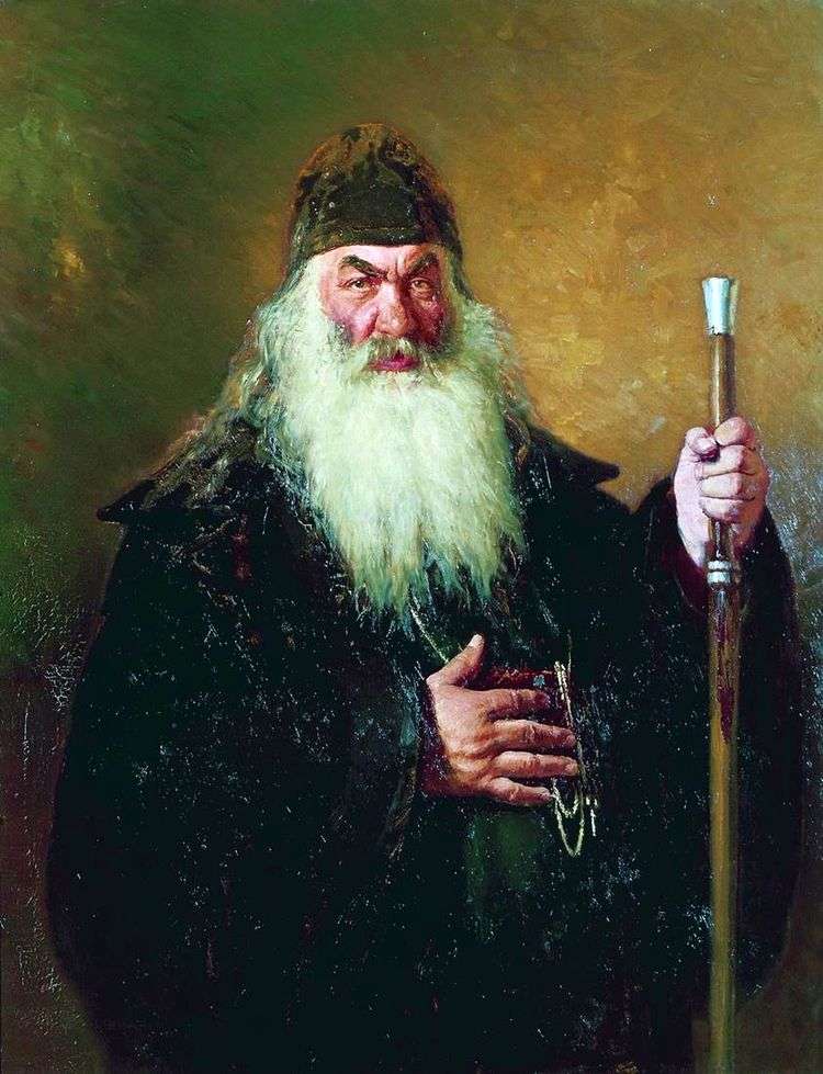 Портрет Протодиакона   Илья Репин