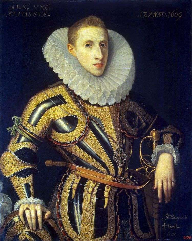 Портрет Диего де Вильямайора   Хуан Пантоха де ла Крус