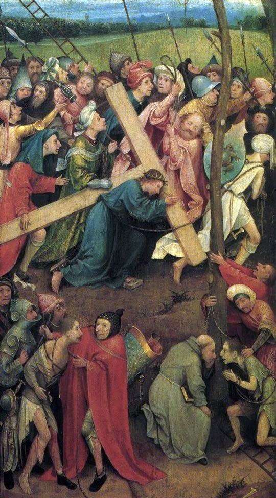 Несение креста на Голгофу   Иероним Босх