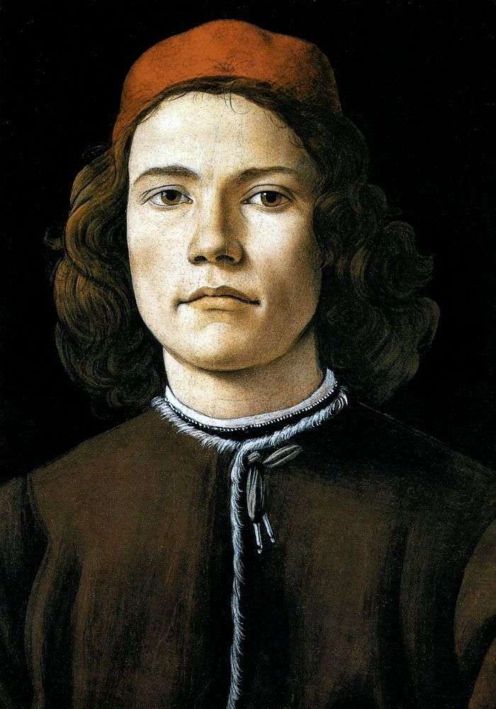 Портрет молодого человека   Сандро Боттичелли