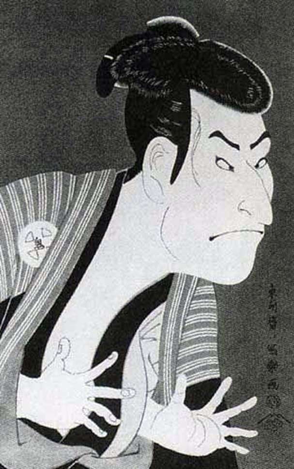 Актер Отани Онидзи II в роли слуги Эдохея   Тосюсай Сяраку