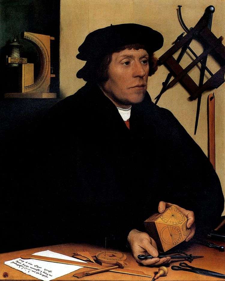 Портрет астронома Николуса Кратцера   Ганс Гольбейн