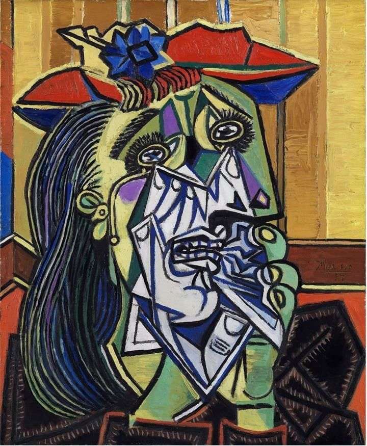 Плачущая женщина   Пабло Пикассо