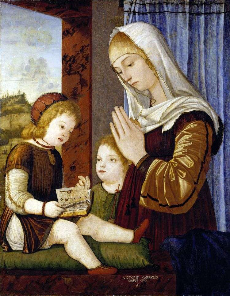 Мадонна с Младенцем и Иоанном Крестителем   Витторио Карпаччо