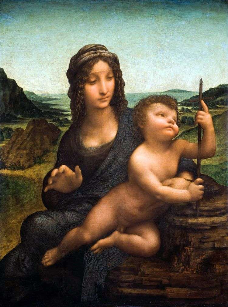 Мадонна с прялкой   Леонардо Да Винчи
