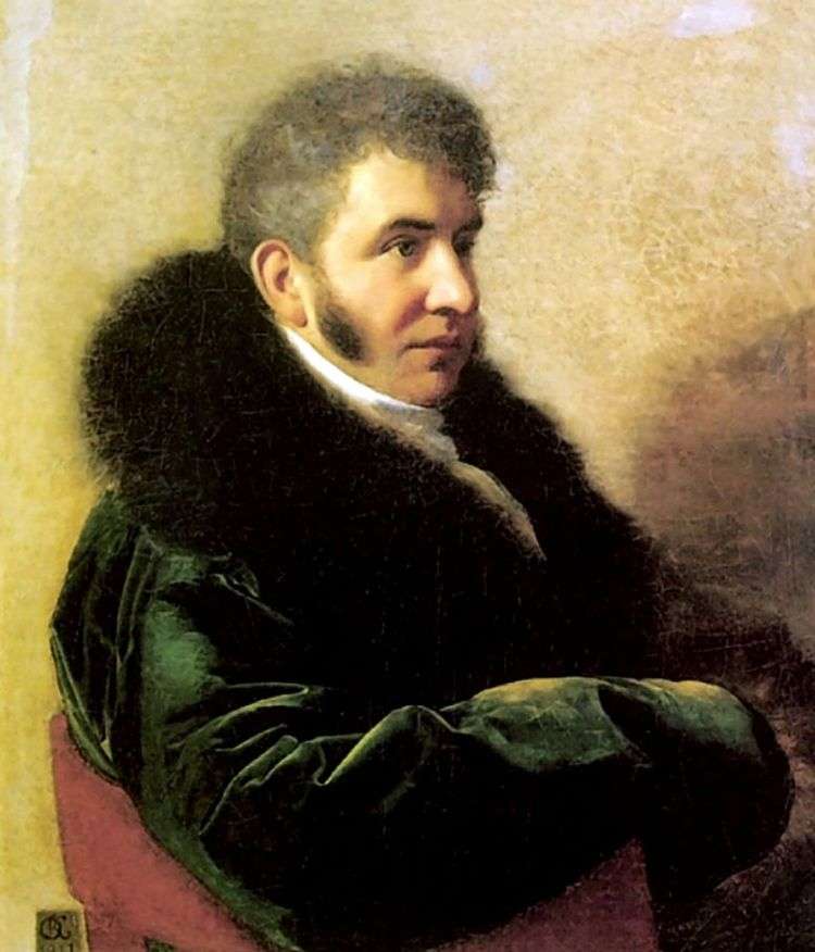 Портрет князя И. А. Гагарина   Орест Кипренский