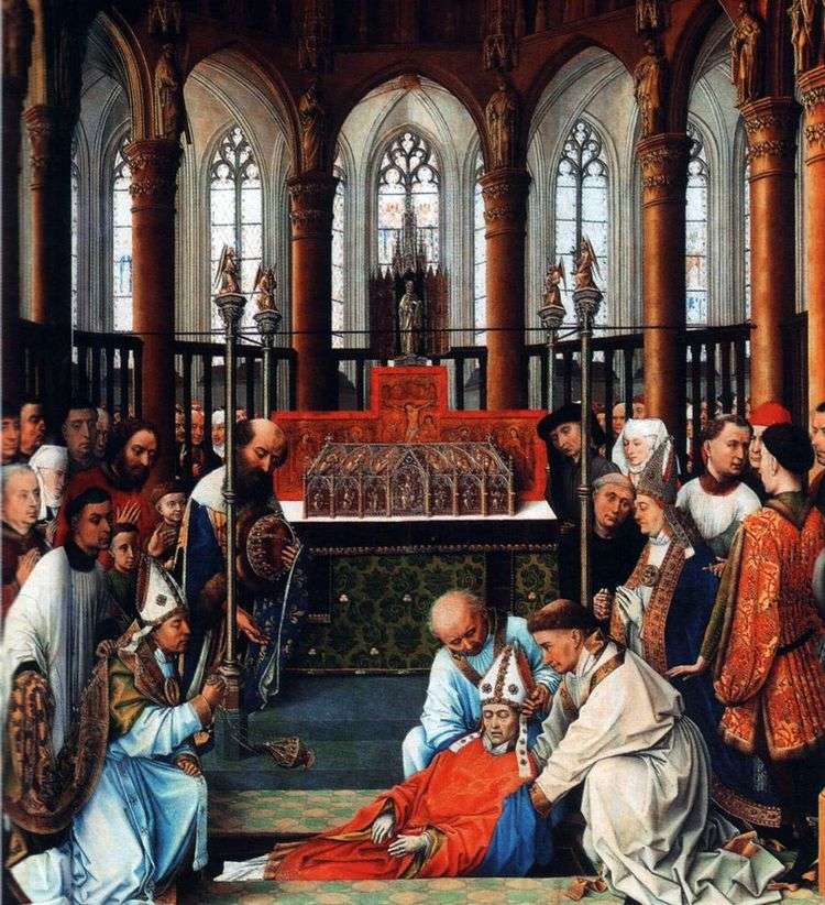 Обретение мощей Святого Губерта   Рогир ван дер Вейден