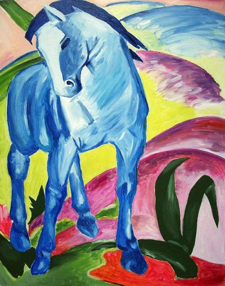 Синий конь   Франц Марк