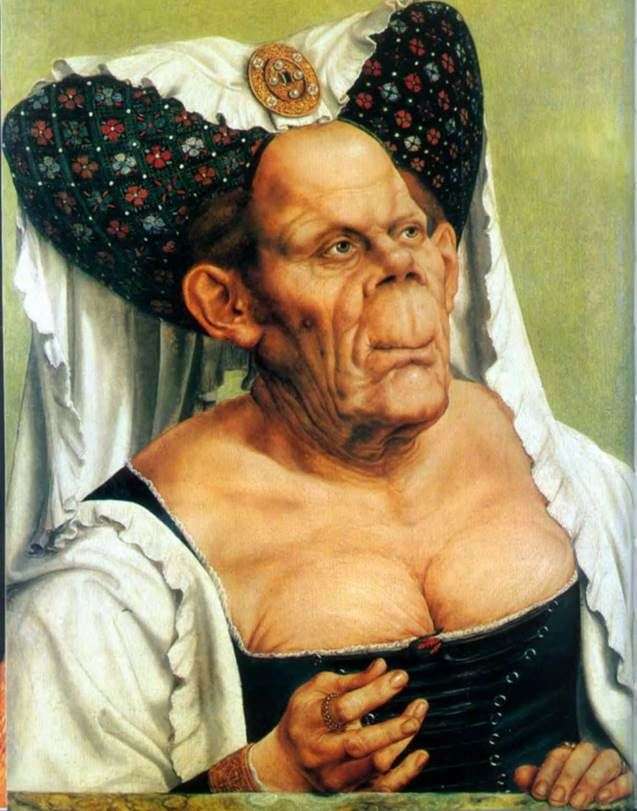 Гротесковый портрет старухи (Безобразная герцогиня)   Квентин Массейс