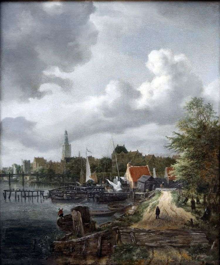 Вид Амстердама   Якоб ван Рейсдал
