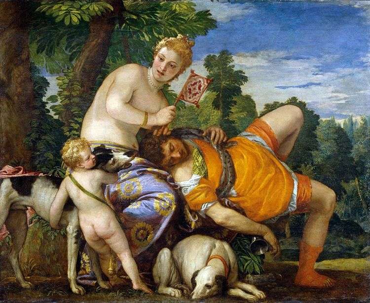 Венера и Адонис   Паоло Веронезе