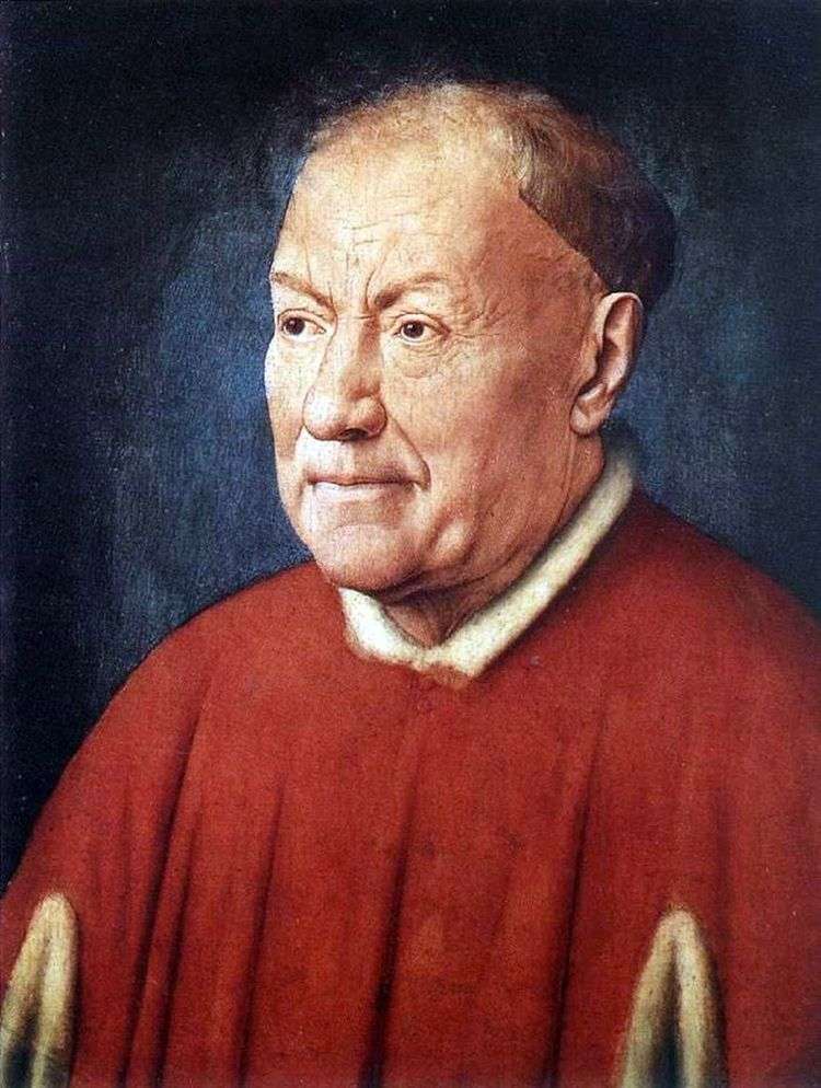 Портрет кардинала Никколо Альбергати   Ян ван Эйк
