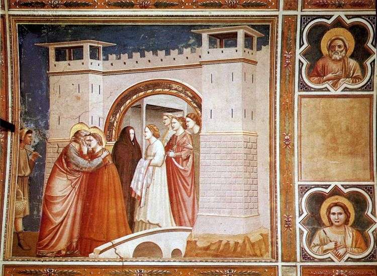 Встреча Анны с Иоакимом у Золотых ворот   Джотто ди Бондоне